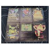Pokemon Rare Black Foil Cards Lot