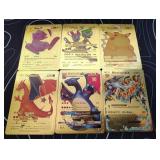 Pokemon Rare Gold Foil Cards Lot