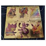 Pokemon Rare Gold Foil Cards Lot