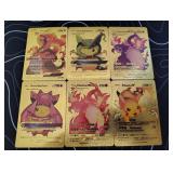 Pokemon Rare Gold Foil Cards Lot