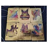 Pokemon Rare Gold Foil Cards Lot