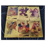 Pokemon Rare Gold Foil Cards Lot