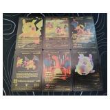 Pokemon Rare Black Foil Cards Lot
