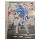 JOE CARTER AUTO NO COA
