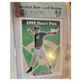 DEREK JETER RAW GRADED ROOKIE