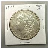 1878-P Rev79 Silver Morgan Dollar