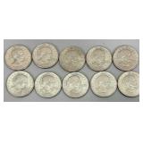 (10) US Susan B Anthony Dollars