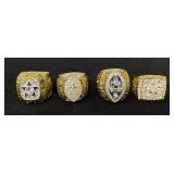 (4) Replica Dallas Cowboy Super Bowl Rings