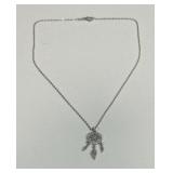 Sterling Necklace W/ Dreamcatcher