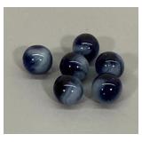 (6) Uranium UV 395 & 365 Reactive Marbles #2