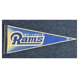 St. Louis Rams NFL Pennant