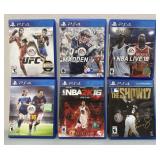 (6) PlayStation 4 Sports Games