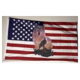 American Flag W/ Eagle & Wolf