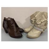 (2) Pairs of Ladies Boots