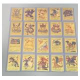 (20) Gold Plated Pokï¿½mon Cards