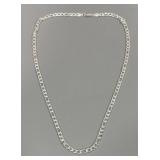 Sterling Silver Figaro Chain