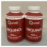 (2) Qunol Mega CoQ10 Supplement