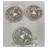 Set of (3) 250th Anniversary of USA Coasters