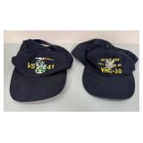 (2) Navy Hats