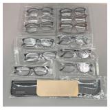 (12) Pairs of Foster Grants Reading Glasses: +2.00