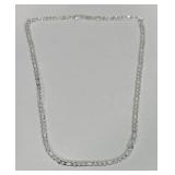Sterling Silver Figaro Chain