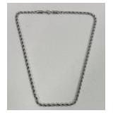 Sterling Silver Rope Chain