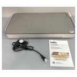 New Bella XL Griddle W/ Warming Tray