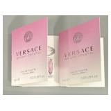 (2) Vials of Versace Bright Crystal Perfume