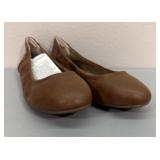 New Ladies Amazon Basics Brown Flats