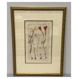 Framed Botanical Sketch Print