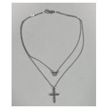 Sterling Silver Dual Necklace