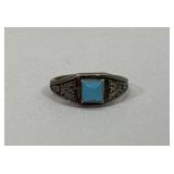 Sterling Silver & Turquoise Ring
