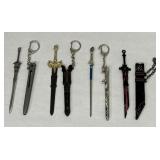 (4) Fun Key Chain Letter Openers