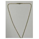 24K Gold Plated Sterling Silver Chain