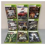 (9) XBOX360 Games