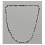 Sterling Silver Paperclip Chain