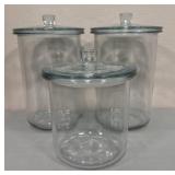 New Anchor Hocking Glass Canister Set