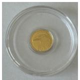 1/100th Ounce Gold Coin