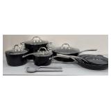 New Tramontina 12-Piece Pot Set W/ (2) Utensils