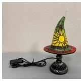 New Witches Hat Stain Glass Style Nightlight