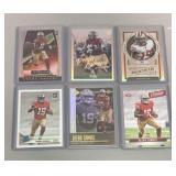 (6) Deebo Samuel Rookie Football Cards
