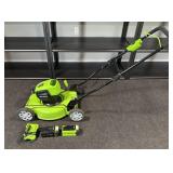 Greenworks Battery Powered Lawnmower