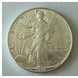 1987 Silver Eagle Dollar