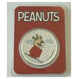One Ounce Silver Round: Snoopy