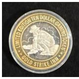 Gold Strike Inn Gaming Silver Token