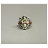 Black Hills Gold Style Sterling Silver Ring