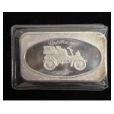 One Ounce Silver Bar: Cadillac