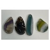 (4) Stone Pendants