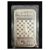 One Ounce Silver Bar: Chess