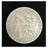 1887-O Morgan Silver Dollar